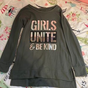 Justice oversized Tunic top NWT size 14/16